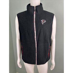 NFL Team Apparel 7th Collection Men's Atlanta Falcons Zip Fleece Vest Sz Medium